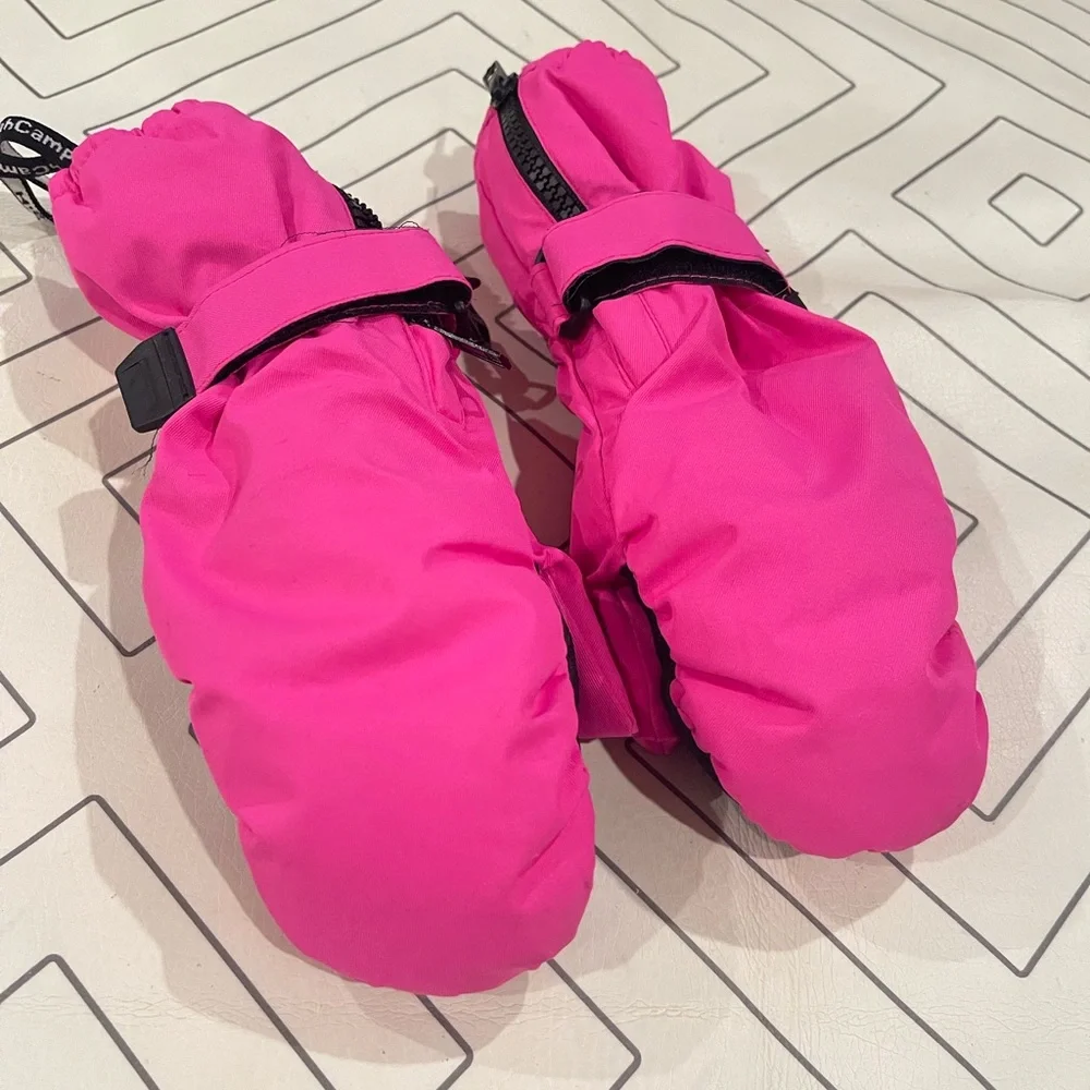 Pink Winter Mittens